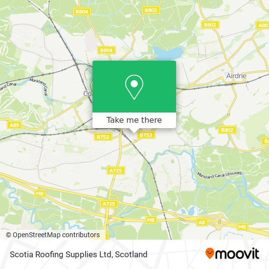 Scotia Roofing Supplies Ltd map