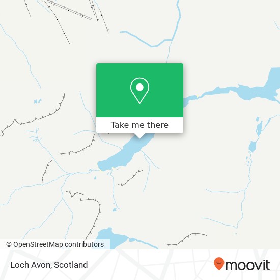 Loch Avon map
