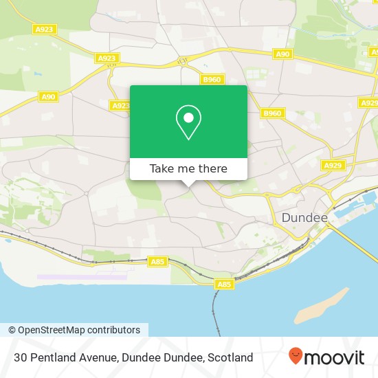 30 Pentland Avenue, Dundee Dundee map