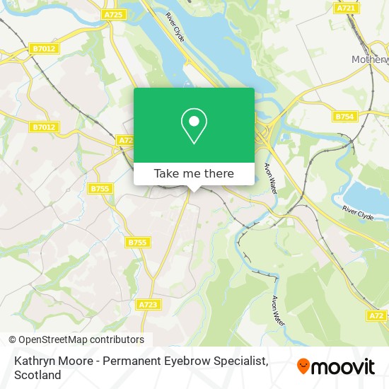 Kathryn Moore - Permanent Eyebrow Specialist map