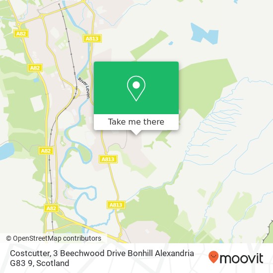 Costcutter, 3 Beechwood Drive Bonhill Alexandria G83 9 map