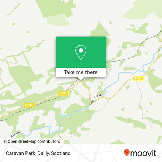 Caravan Park, Dailly map