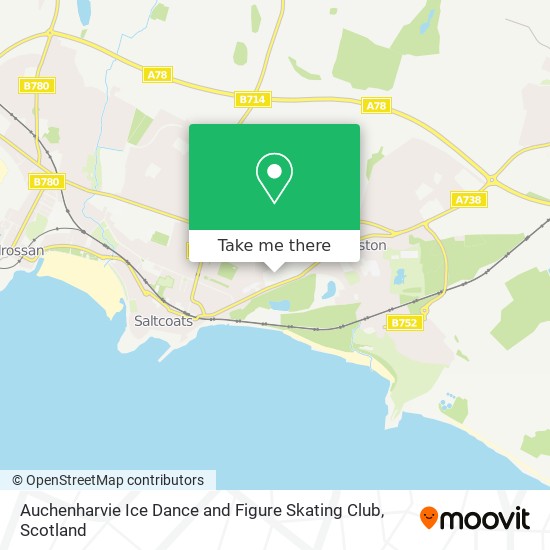 Auchenharvie Ice Dance and Figure Skating Club map