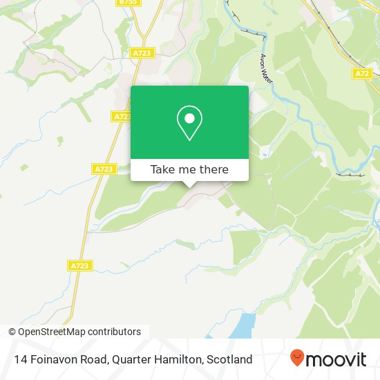 14 Foinavon Road, Quarter Hamilton map