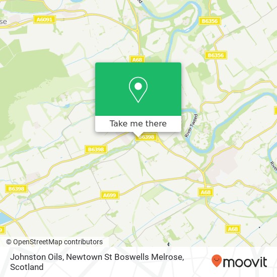 Johnston Oils, Newtown St Boswells Melrose map