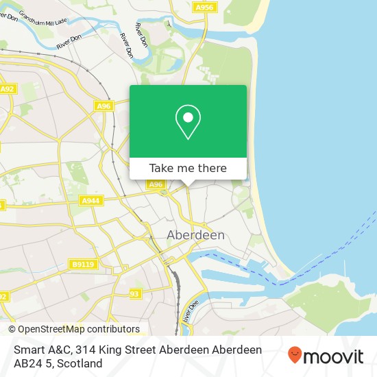 Smart A&C, 314 King Street Aberdeen Aberdeen AB24 5 map