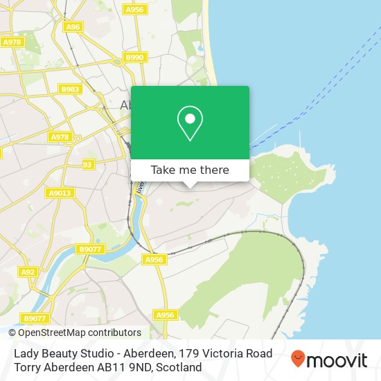 Lady Beauty Studio - Aberdeen, 179 Victoria Road Torry Aberdeen AB11 9ND map