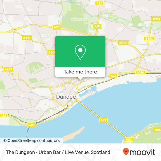 The Dungeon - Urban Bar / Live Venue map