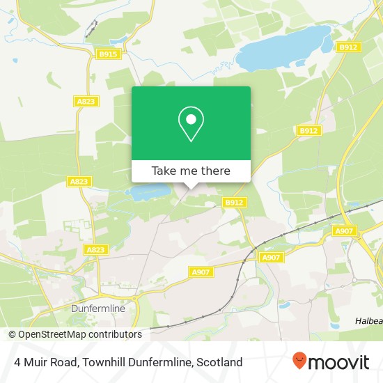 4 Muir Road, Townhill Dunfermline map