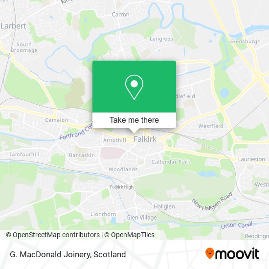 G. MacDonald Joinery map
