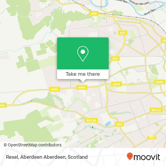 Rexel, Aberdeen Aberdeen map