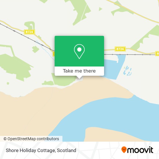 Shore Holiday Cottage map