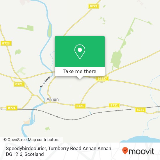 Speedybirdcourier, Turnberry Road Annan Annan DG12 6 map