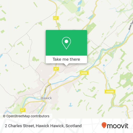 2 Charles Street, Hawick Hawick map