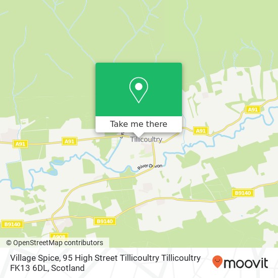 Village Spice, 95 High Street Tillicoultry Tillicoultry FK13 6DL map