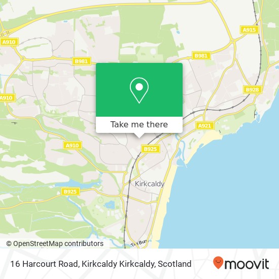 16 Harcourt Road, Kirkcaldy Kirkcaldy map