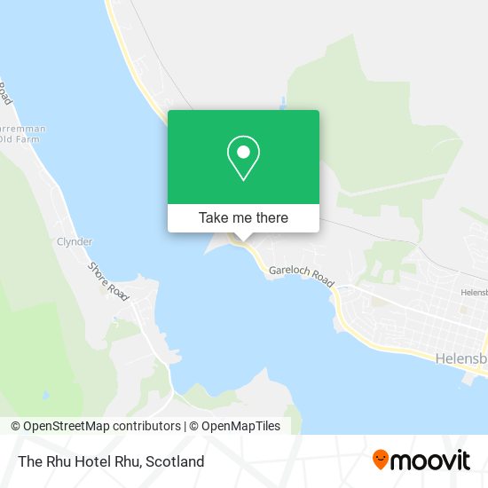 The Rhu Hotel Rhu map