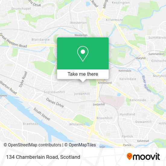 134 Chamberlain Road map