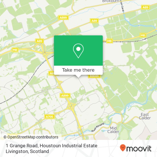 1 Grange Road, Houstoun Industrial Estate Livingston map