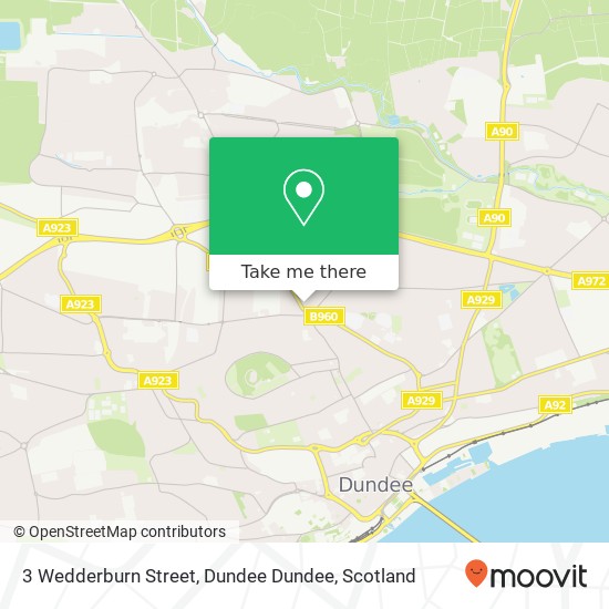3 Wedderburn Street, Dundee Dundee map