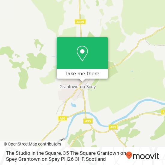 The Studio in the Square, 35 The Square Grantown on Spey Grantown on Spey PH26 3HF map