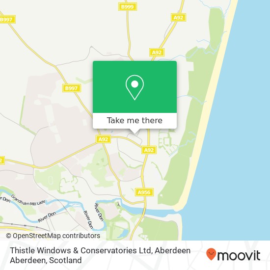 Thistle Windows & Conservatories Ltd, Aberdeen Aberdeen map