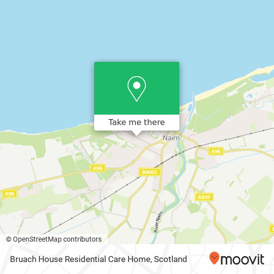 Bruach House Residential Care Home map