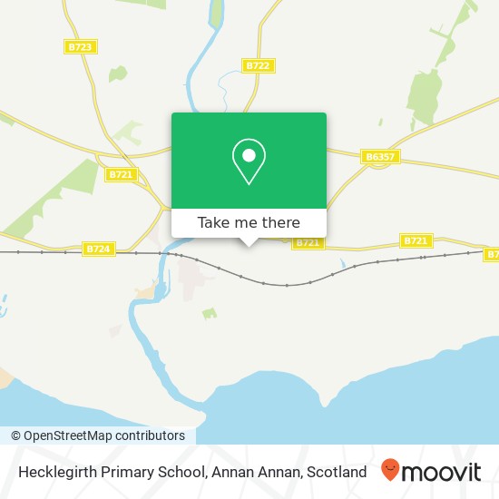 Hecklegirth Primary School, Annan Annan map