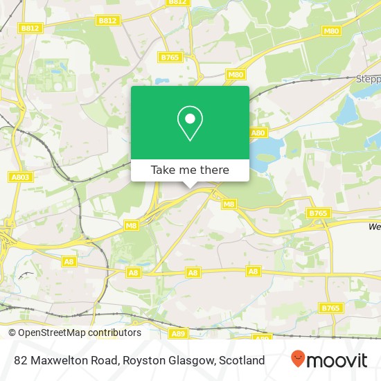 82 Maxwelton Road, Royston Glasgow map