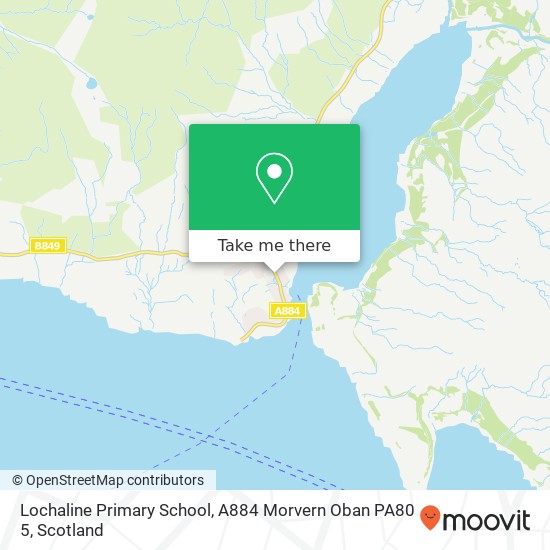Lochaline Primary School, A884 Morvern Oban PA80 5 map