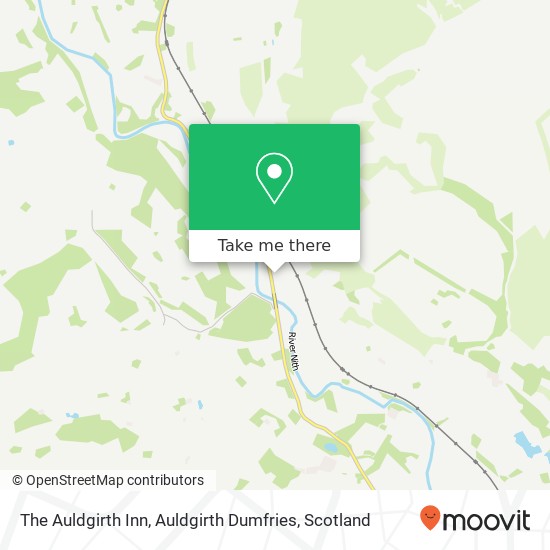 The Auldgirth Inn, Auldgirth Dumfries map