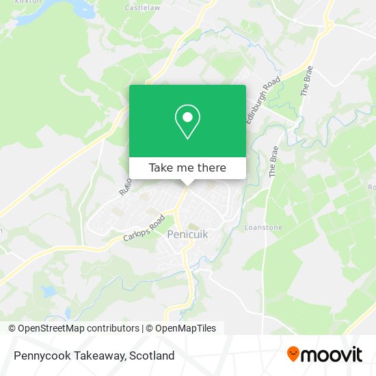 Pennycook Takeaway map