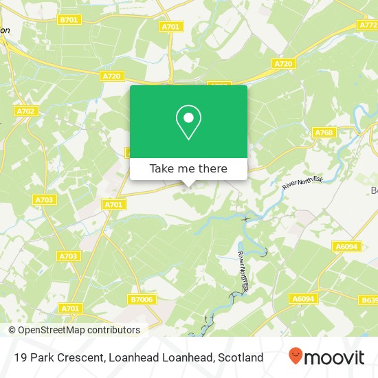 19 Park Crescent, Loanhead Loanhead map