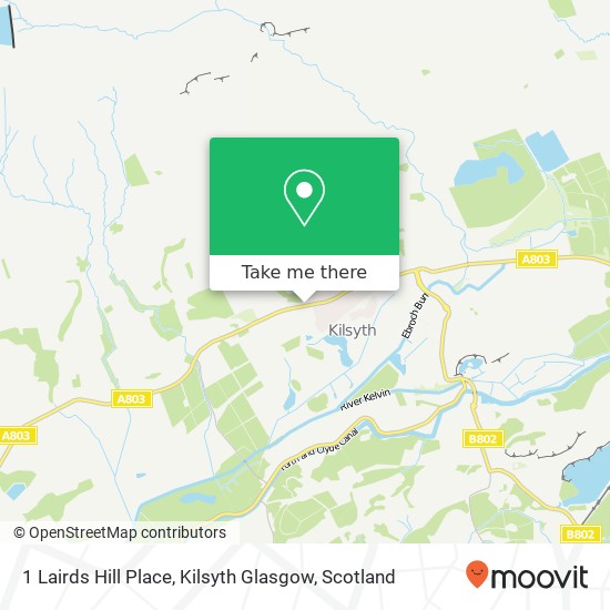 1 Lairds Hill Place, Kilsyth Glasgow map