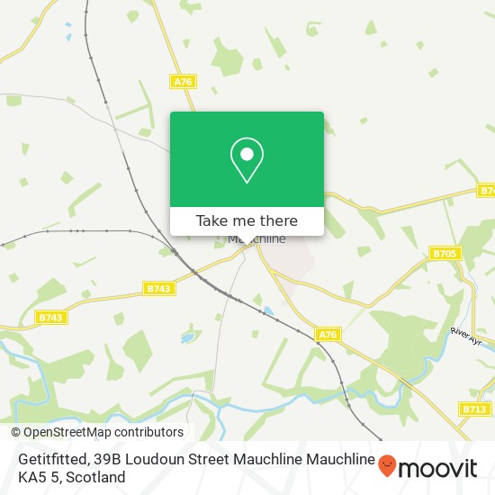Getitfitted, 39B Loudoun Street Mauchline Mauchline KA5 5 map