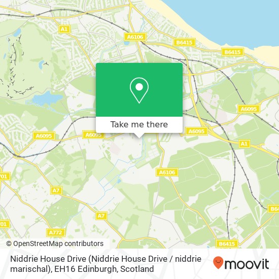 Niddrie House Drive (Niddrie House Drive / niddrie marischal), EH16 Edinburgh map