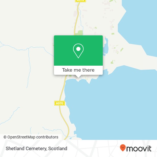 Shetland Cemetery map