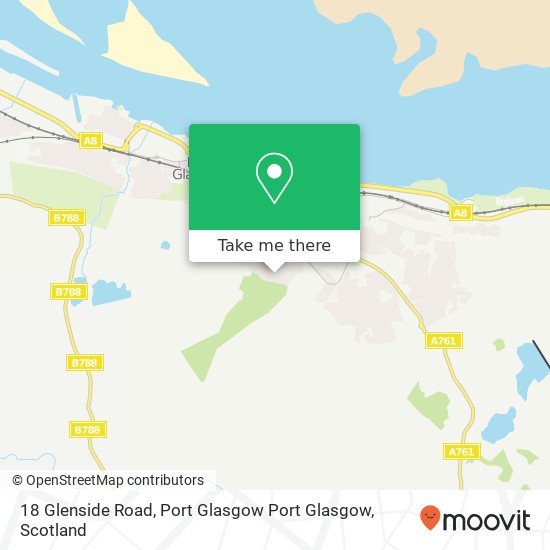 18 Glenside Road, Port Glasgow Port Glasgow map