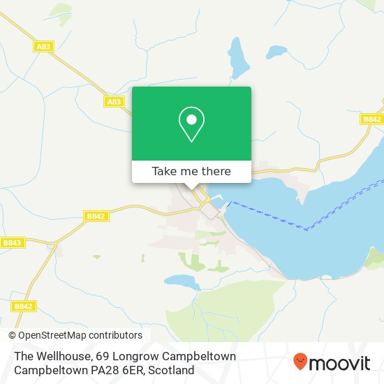 The Wellhouse, 69 Longrow Campbeltown Campbeltown PA28 6ER map