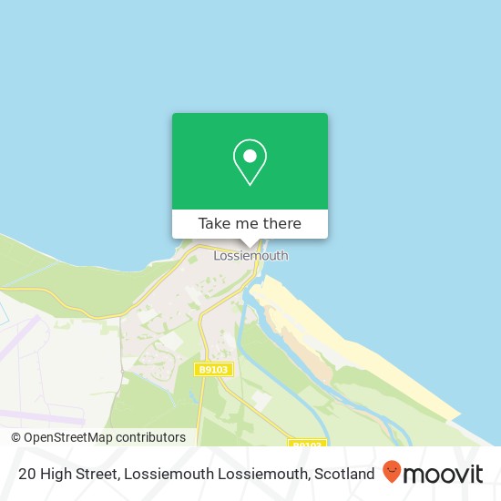 20 High Street, Lossiemouth Lossiemouth map