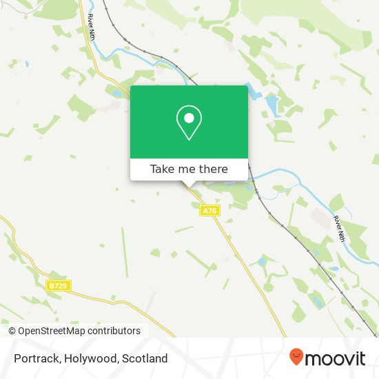 Portrack, Holywood map