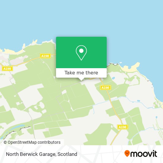 North Berwick Garage map
