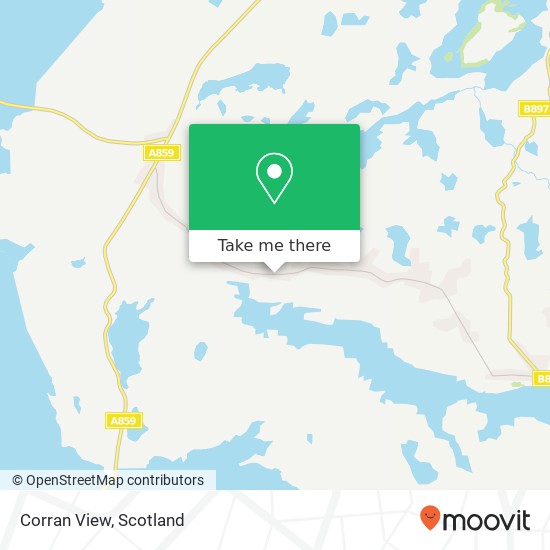 Corran View map