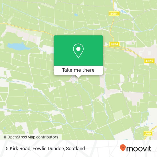 5 Kirk Road, Fowlis Dundee map