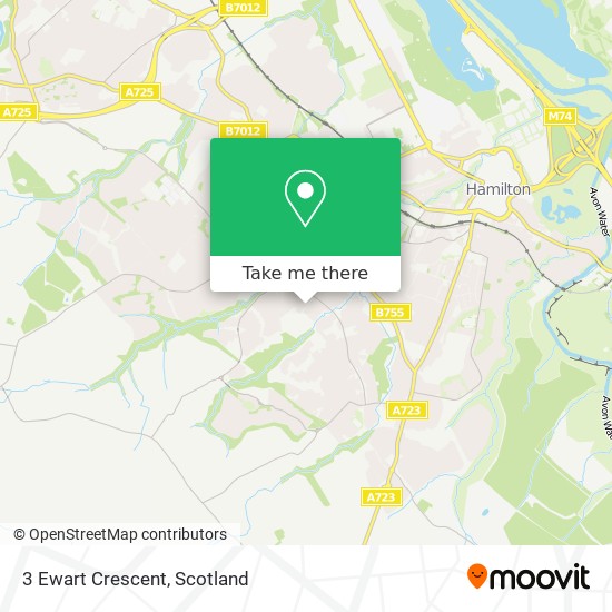 3 Ewart Crescent map
