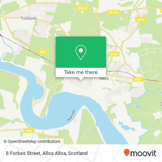 8 Forbes Street, Alloa Alloa map