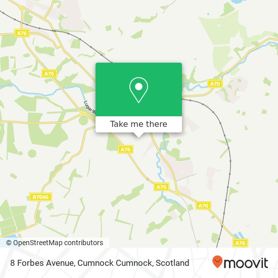 8 Forbes Avenue, Cumnock Cumnock map