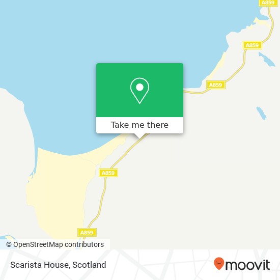 Scarista House map