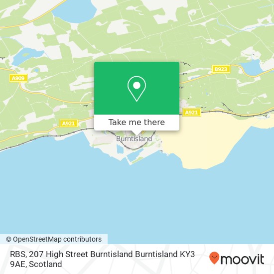 RBS, 207 High Street Burntisland Burntisland KY3 9AE map