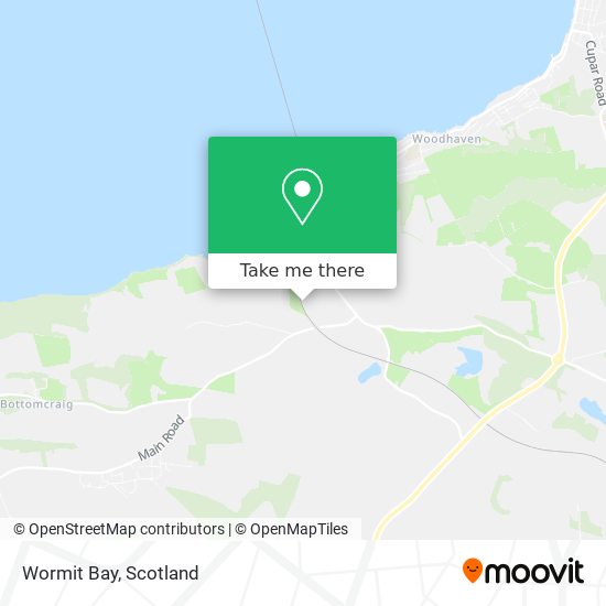 Wormit Bay map